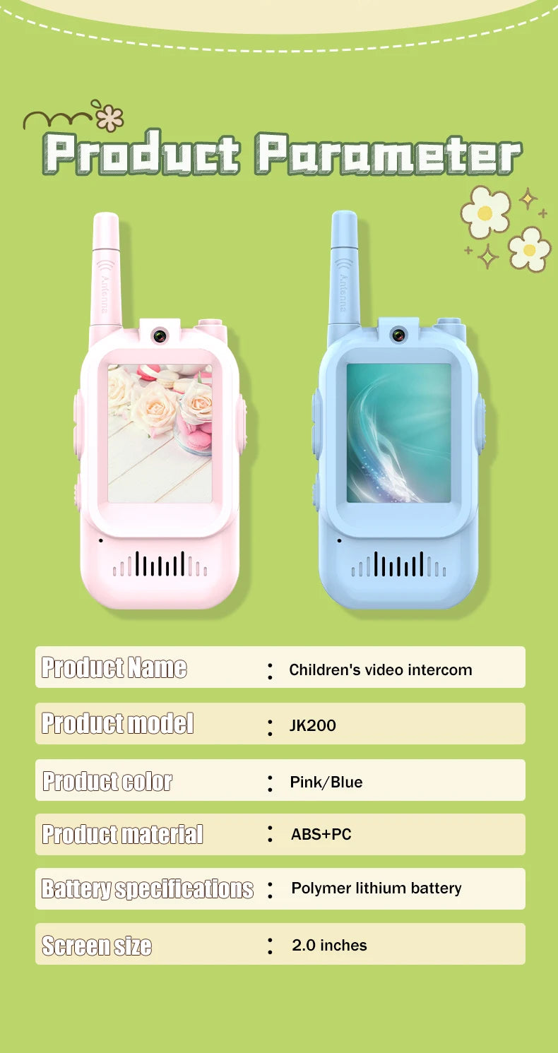 Airiton Kids Walkie Talkie Camera